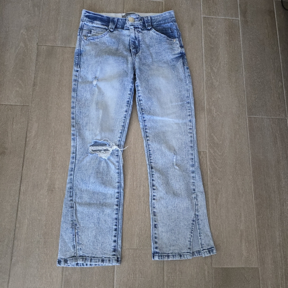 Wit & Wisdom Kick Flare Cropped Jeans